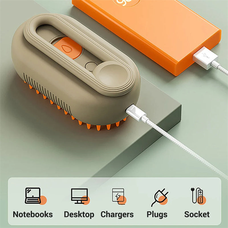 FurSpa™ Steam Grooming Brush