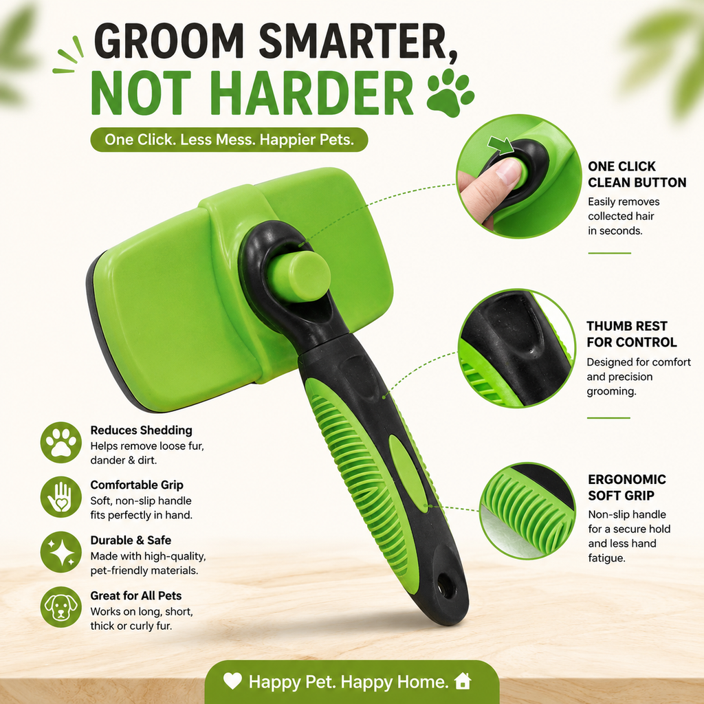 FurEase™ Self-Cleaning Brush