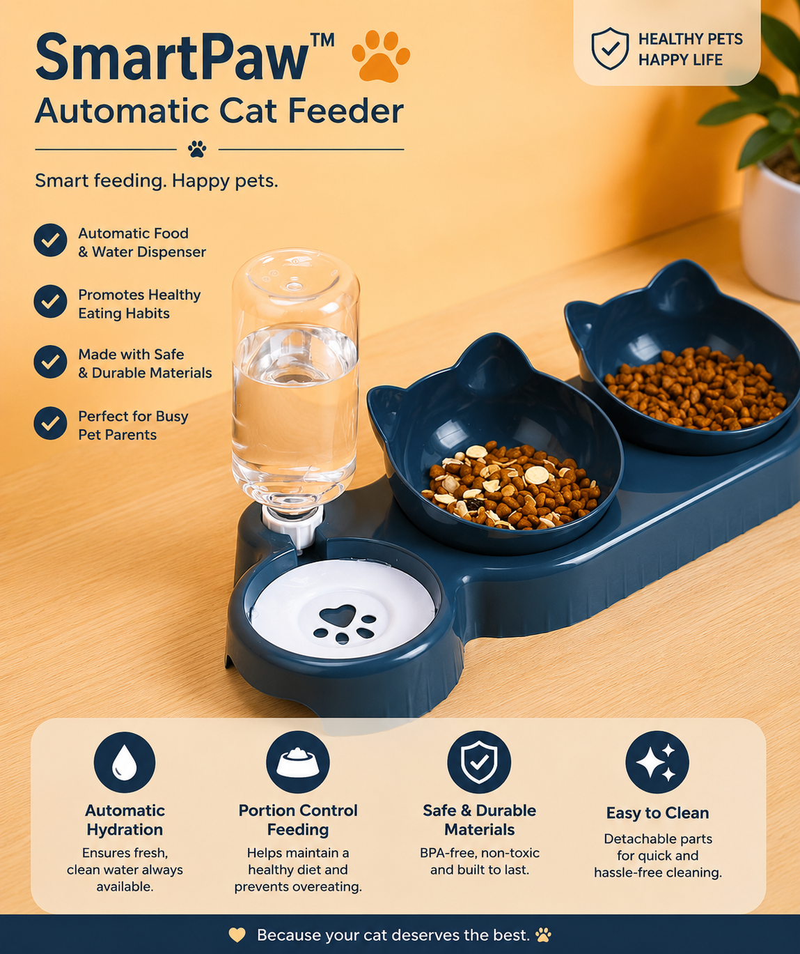 SmartPaw™ Automatic Cat Feeder